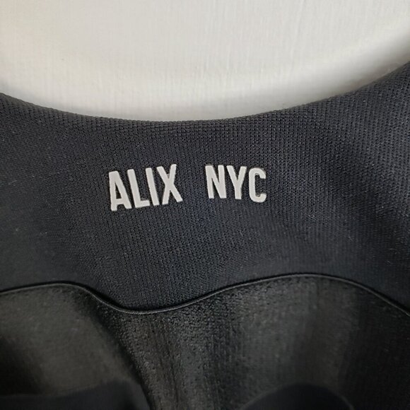 Alix NYC Mott Black Scoop Neck Thong Bodysuit Tank Womens Size Medium - Picture 10 of 10